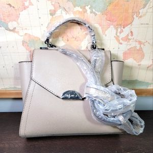 BRAND NEW Nine West Tan Flap Over Crossbody